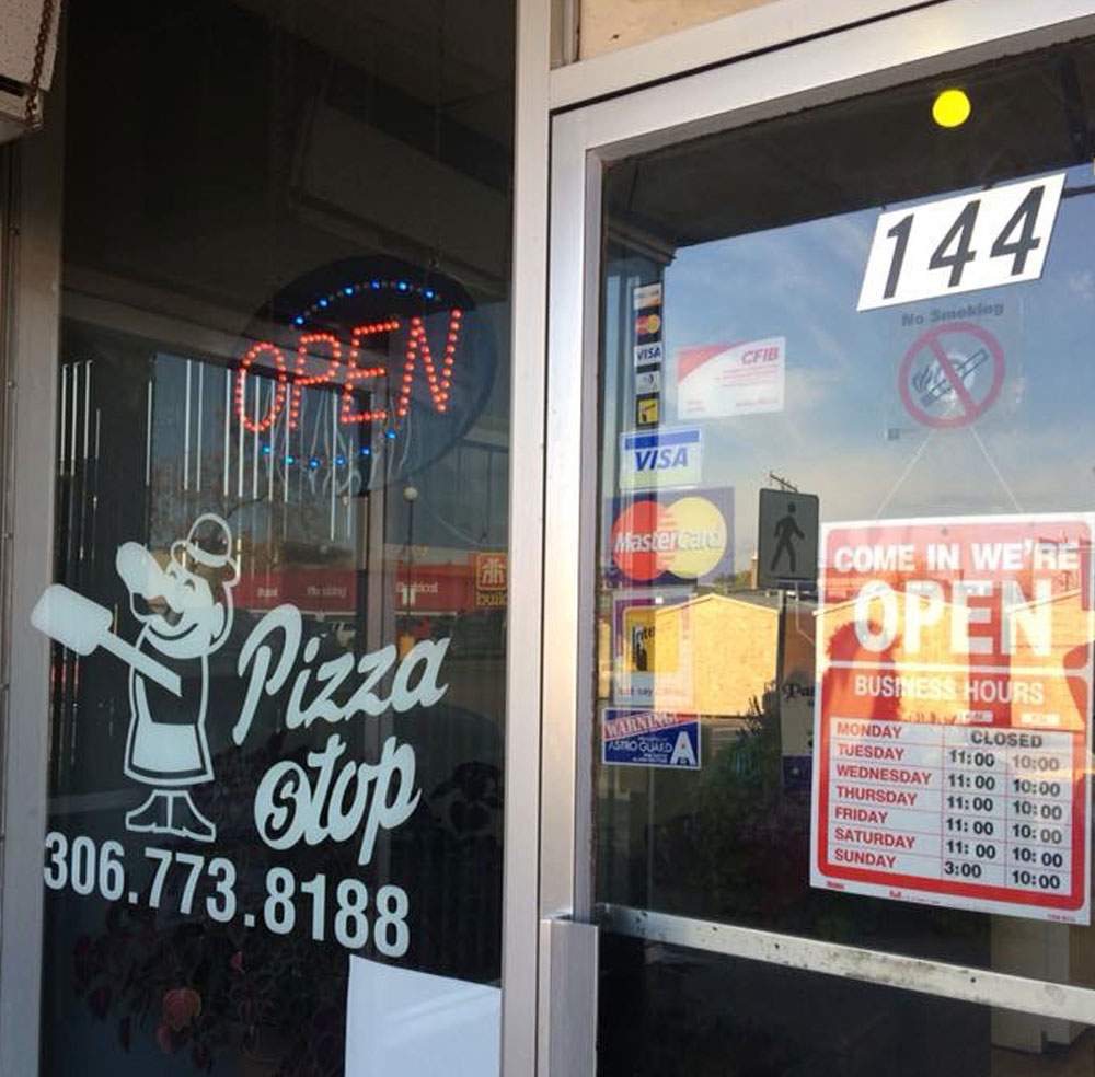 Pizza sTop Storefront in Swift Current, SK
